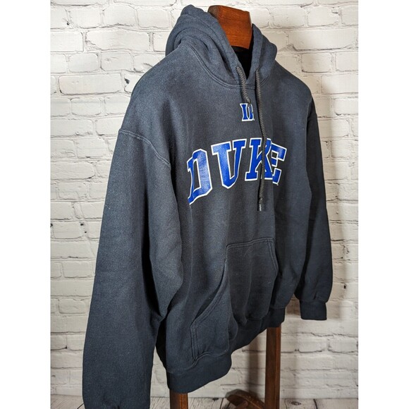 Duke Blue Devils Hoodie Men M Pull Over Sweater Adult Spell Out Logo - Picture 4 of 9